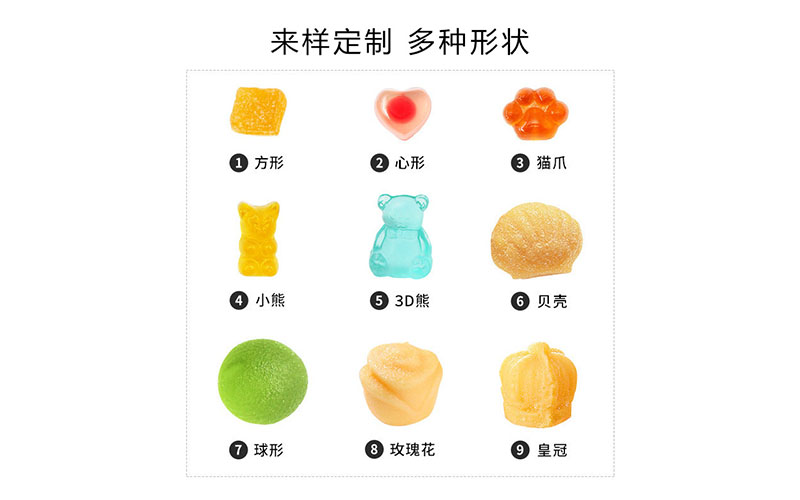 軟糖OEM代加工，營養(yǎng)更美味